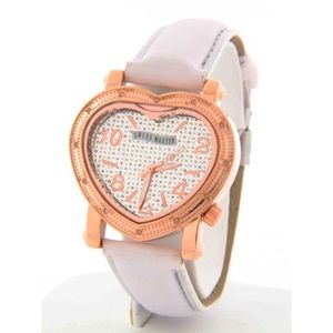 SWISS MASTER HEART SHAPED DIAMOND WATCH